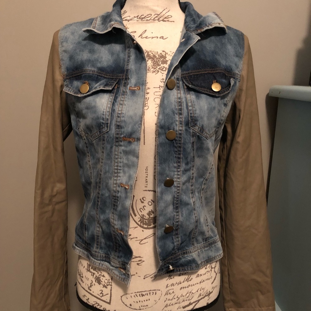 Rugged jean jacket